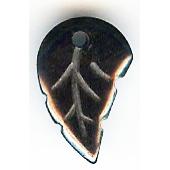 Hematite Charms Leaf